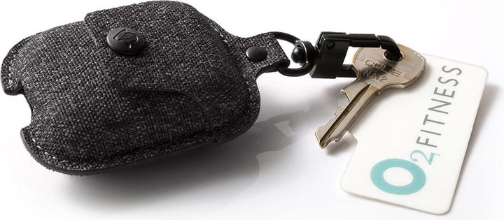Actual product image TwelveSouth AirSnap Fabric Case for AirPods Smoke (Headphone bag)