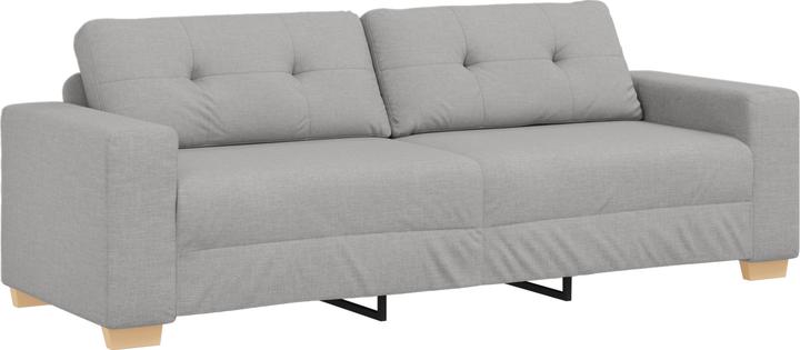 Produktbild VidaXL Sofa 3-Sitzer Wolkengrau 180 cm Stoff (3-Sitzer)