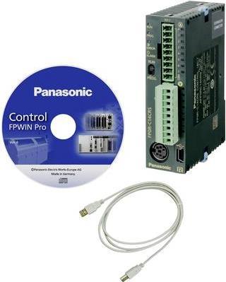 Image du produit Panasonic Kit de démarrage API PLC Starter Kit KITAFP0RC14RS 24 V/DC