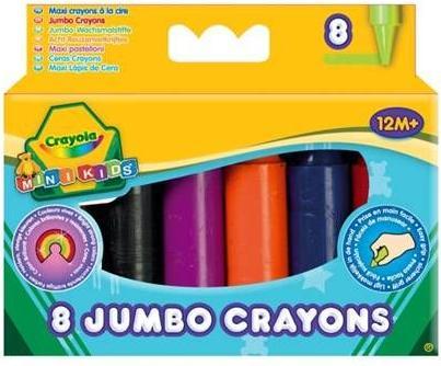 Actual product image Crayola Wax pencils Jumbo (Multicolor, 8 x)