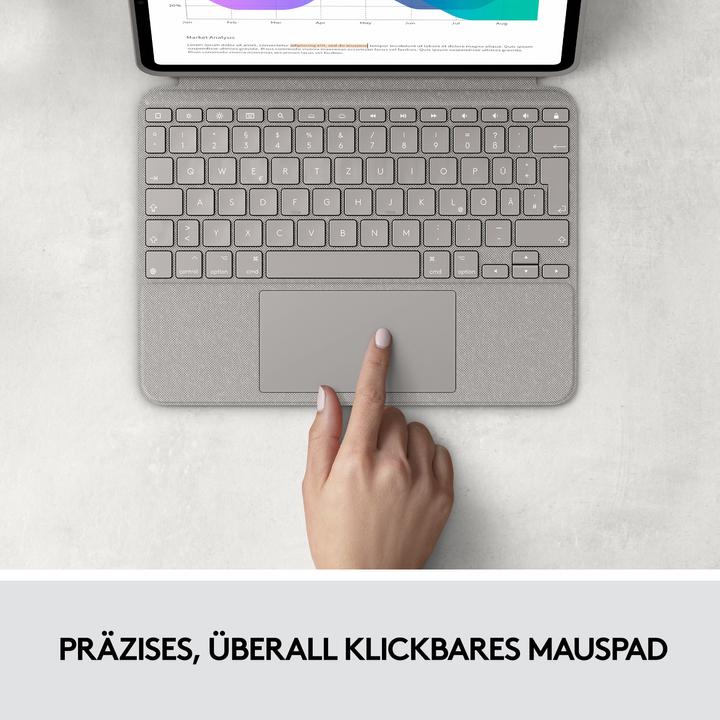 Produktbild Logitech Combo Touch (CH, iPad Pro 11 2020 (2. Gen), iPad Pro 11 2022 (4. Gen), iPad Pro 11 2018 (1. Gen), iPad Pro 11 2021 (3. Gen))