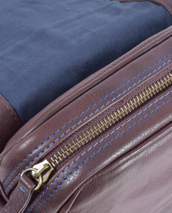 Actual product image Miguel Bellido Leather bag with flap 23.5 cm
