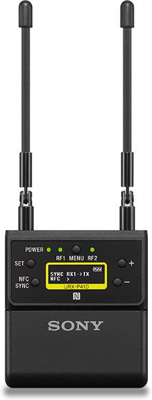 Actual product image Sony UWP-D Dual channel portable receiver, TV-channel 33-41, 566,025-630,000 MHz