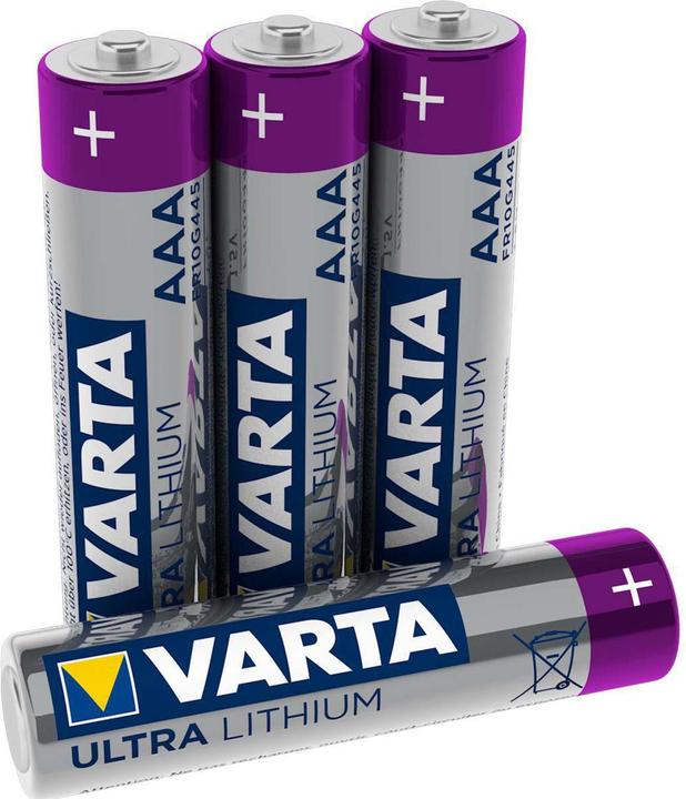 Produktbild Varta ULTRA Lithium (4 Stk., AAA, 1100 mAh)