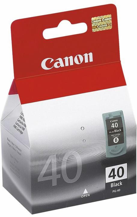 Actual product image Canon PG-40 BLACK INK 0615B001 (FC)