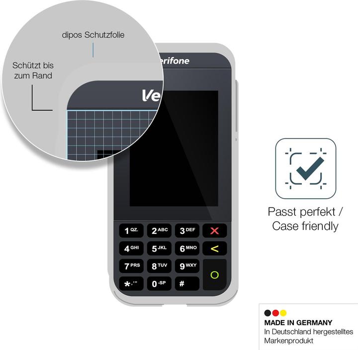 Produktbild Dipos Anti-Shock Displayschutz 9H (1 Stück, Verifone e285)