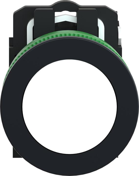 Produktbild APC DrucktasteR, komplett, flacher Einbau, ø30mm, IP 69K, Weiss, 1 Schliesser, Federr