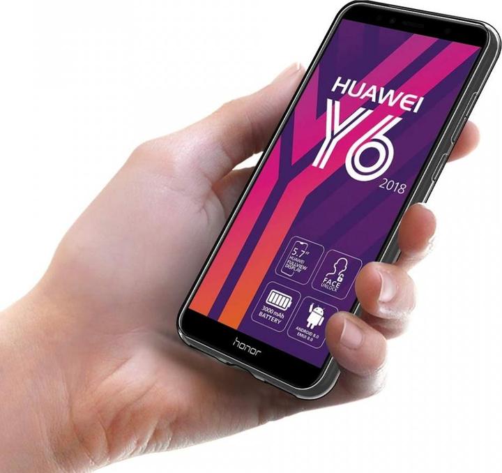 Actual product image Screenguard Huawei Y6 2018 Flexible TPU Clear Case (Huawei Y6 (2018))