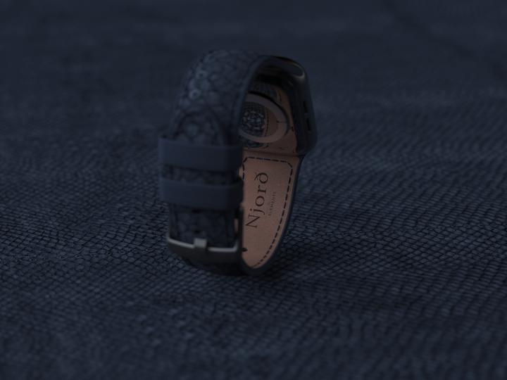 Produktbild Njord Vatn Watch Strap For (40 mm, 41 mm, Lachsleder, Edelstahlverschluss, Veganes Leder)