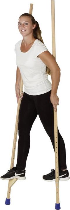 Actual product image Pedalo Wooden stilts, natural, 195 cm, beech, from 12 years 2.7 kg