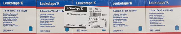 Immagine prodotto BSN Leukotape® K 7,5 x 5 m 5 pezzi blu (5 m)