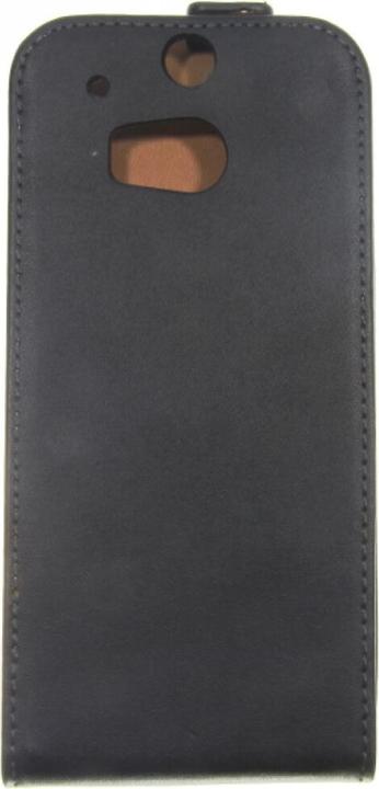 Produktbild OEM Slim Leather Flip Case HTC One M8 - Black (HTC One (M8), HTC One M8s)