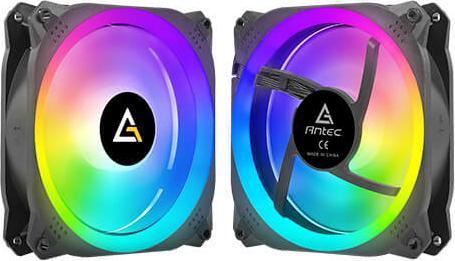 Actual product image Antec Prizm X 120 ARGB 3+C Computer Case Air cooler 12 cm Black 3 pc(s) (120 mm, 3 x)