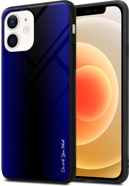 Productafbeelding Cadorabo TPU gestreepte glasplaat (Apple iPhone 12 mini)