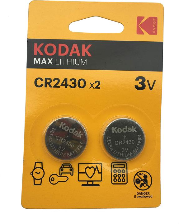 Produktbild Kodak CR2430 Single-use battery Lithium - Batterie (2 Stk., CR2430, 280 mAh)