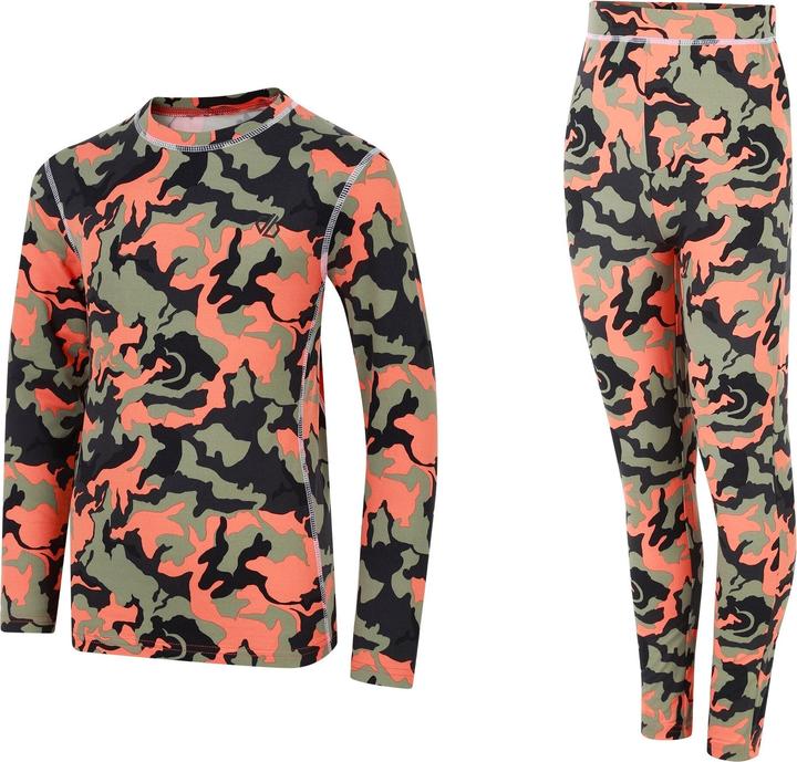 Actual product image Dare2b Childrens/Kids Pow II Camo Base Layer Set (116)