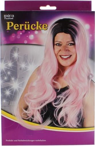 Produktbild MICA Festival Langhaarperücke - pink/schwarz - für Damen