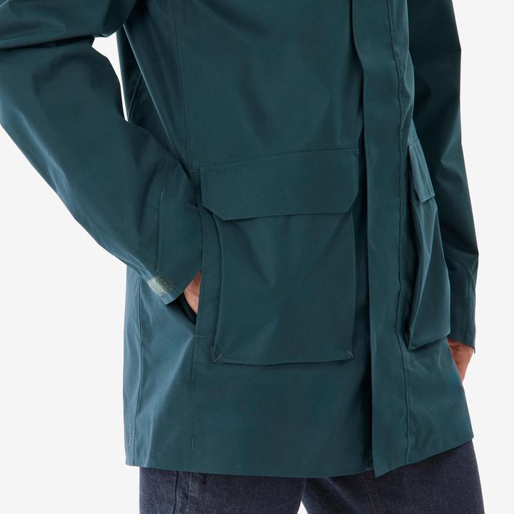 Actual product image Quechua Wanderjacke Herren lang - NH500 grün (4XL)