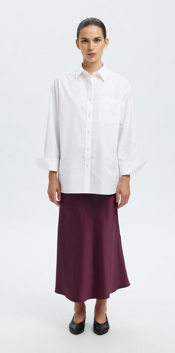 Actual product image Selected Femme Slflena Hw Midi Skirt Noos (40)