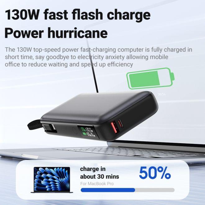 Produktbild Acefast M22 Fast Charge Laptop Powerbank 130W 20000mAh (20000 mAh, 130 W, 74 Wh)