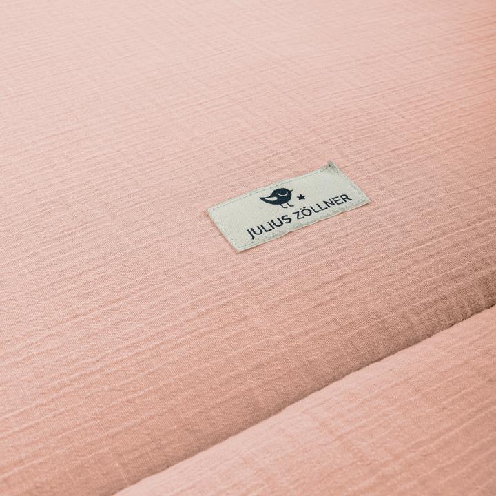 Produktbild Julius Zöllner Krabbeldecke Musselin, Dusty Rose