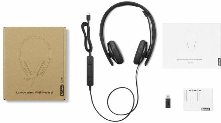 Image du produit Lenovo Audio bo Wired Voip Hs Teams (Filaire, USB-C)