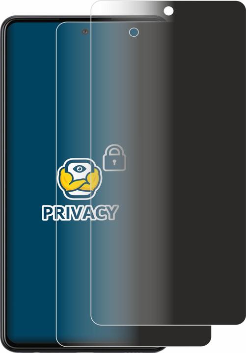 Actual product image BROTECT Anti-spy privacy film Blue light protection film (2 Piece, Samsung Galaxy A72)