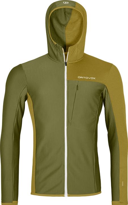 Actual product image Ortovox Fleece Light Grid Hooded Jacket (XXL)