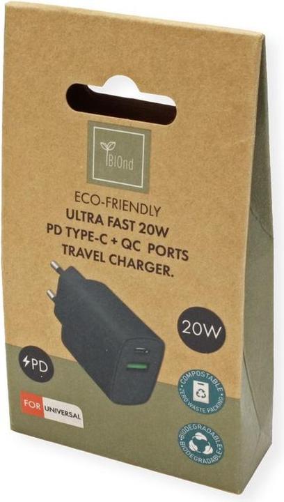 Image du produit BIOnd Chargeur PD 20W double port USB-A &-C (20 W)