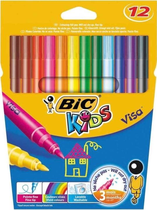 Image du produit Bic Visa pour enfants (Multicolore, 12 x)