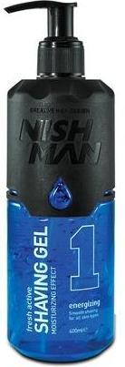 Actual product image Nishman Shaving Gel Fresh Active Energizing 400ml (400 ml, Shaving gel)