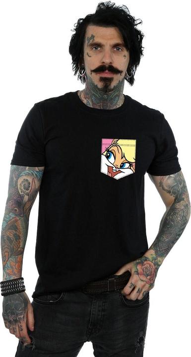 Produktbild Looney Tunes Lola Bunny Face Faux Pocket TShirt (M)