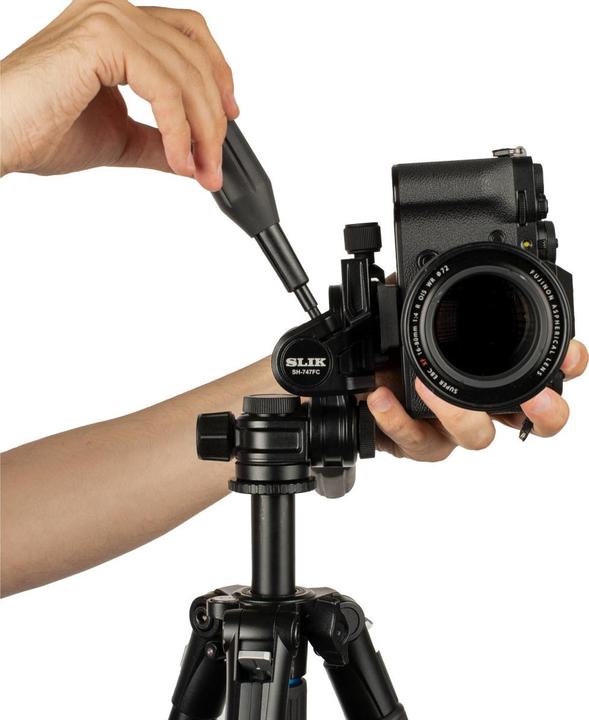Actual product image Slik Tripod head SH-747FC (3-way Panhead)