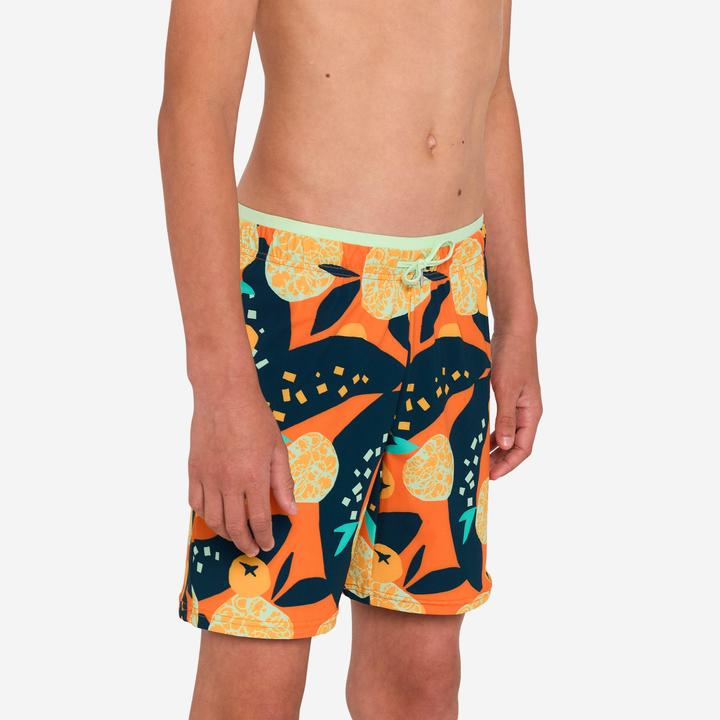 Actual product image Nabaiji Schwimmshorts Jungen lang - 100 Hotu orange (10)