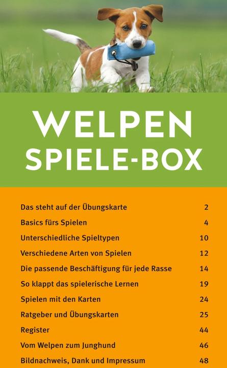 Produktbild Welpen Spiele-Box (Deutsch)