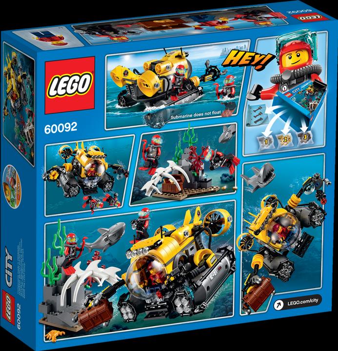 Produktbild LEGO Tiefsee-U-Boot (60092, LEGO City)