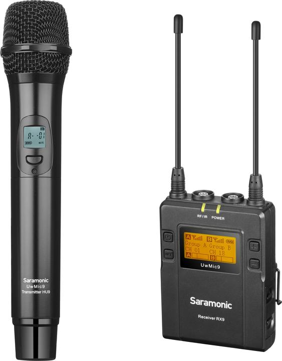 Produktbild Saramonic UwMic9 Kit 4 (RX9 + HU9) Zestaw do bezprzewodowej transmisji dźwięku