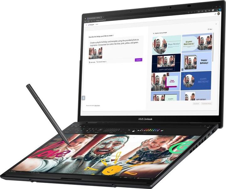 Image du produit ASUS Zenbook Duo OLED UX8406CA-PZ068X - Avec clavier détachable - Intel Core Ultra 9 (14", Intel Core Ultra 9 285H, 32 Go, 2000 Go)