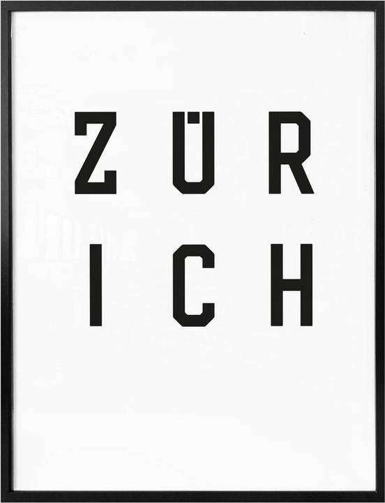 Produktbild Trenddeko Typographie Zürich (50 x 60 cm)
