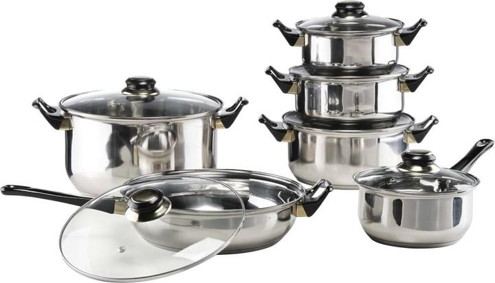 Actual product image Childhome Ensemble d'ustensiles de cuisine (Pan set + pot set, Stainless steel)