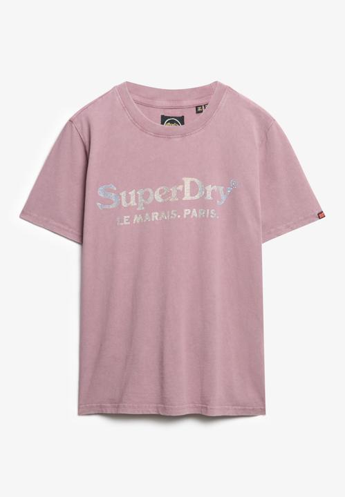 Actual product image Superdry Venue Metallic Relaxed Tee (10)