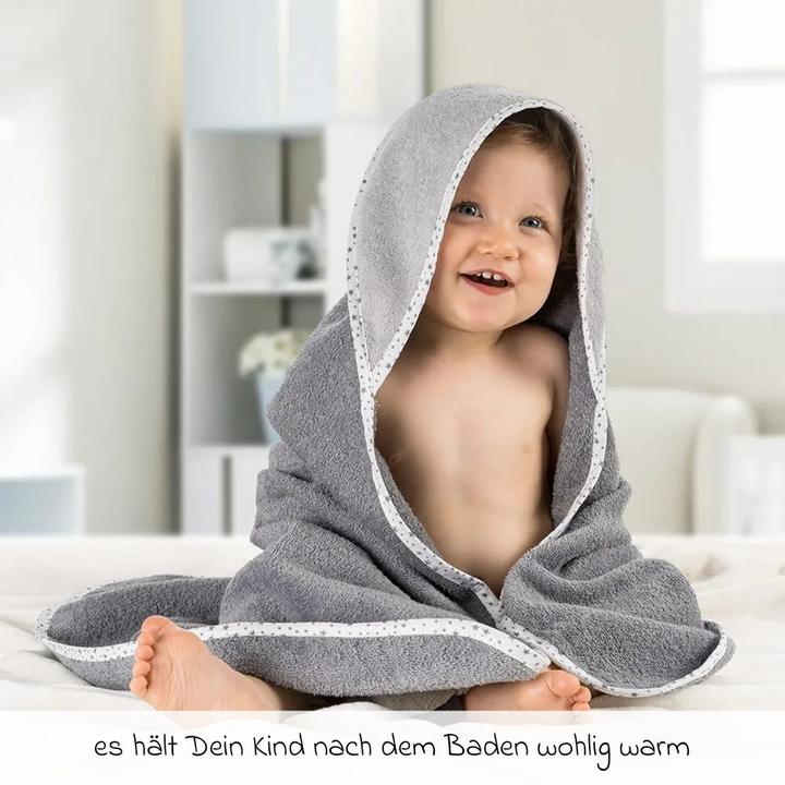 Produktbild Kapuzenbadetücher & Handtücher 3-tlg. Bade-Set - Kapuzenbadetuch