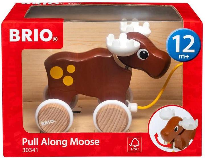 Actual product image Brio Pull-along moose