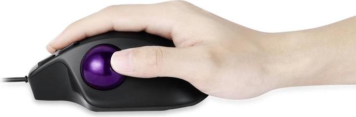 Produktbild Perixx PERIMICE-520, kabelgebundene ergonomische Trackball Maus, anpassbarer Winkel, 2 DPI Level, schwarz (Kabelgebunden)