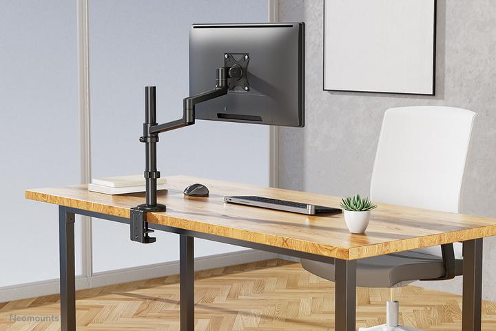 Immagine prodotto Neomounts Supporto da scrivania 100x100 -8kg nero 17-27"/h?v/inclinazione/swivel/clamp (Tavolo, 27")