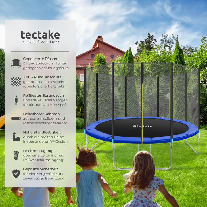 Actual product image tectake Trampoline Garfunky (366 cm)