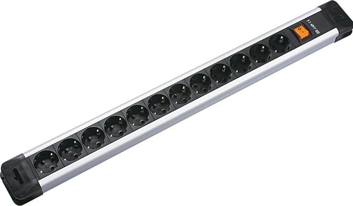 Actual product image Bachmann CONNECT US - Multiple socket outlet - Output connections: 9 (CEE 7/5) (9 x, CEE 7/5, CEE 7/3, 2 m)