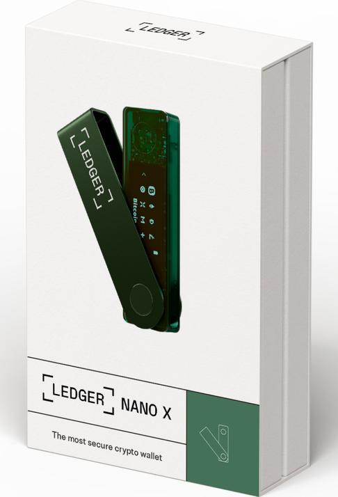 Image du produit Ledger Nano X - Emerald Green (Bitcoin, Ethereum Classic, Lithécoïne, Dogecoin, Se dépêcher, Autrui)