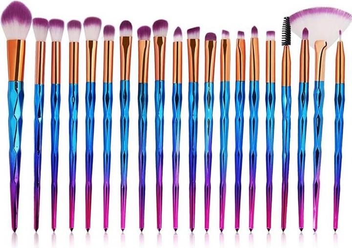 Produktbild JTI Make-up-Pinsel-Set 20-teilig - Rosé und Ombre (Set)