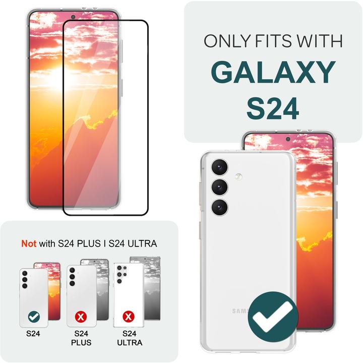 Immagine prodotto Nalia 2x vetro protettivo e 1x applicatore (2 Pezzo/i, Samsung Galaxy S24)